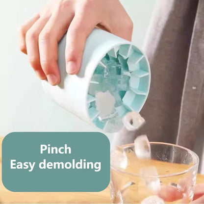 Silicone Ice Cube Mold Round Ice Bucket