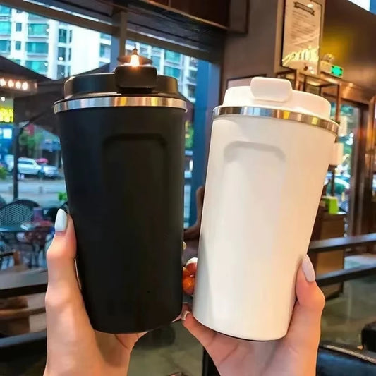 1pc 380/510ML Travel Stainless Steel Coffee Cup